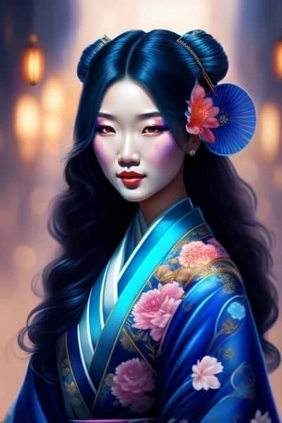 The Blue Kimono