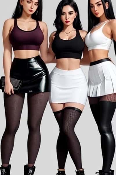 Nyomie, Valina and Chloe