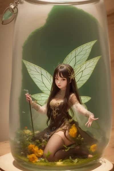 Pixie in a jar