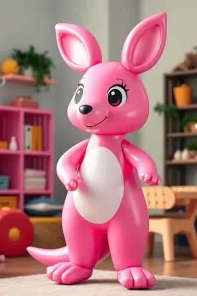 Fuschia - Inflatable Kangaroo PreSchool Girl