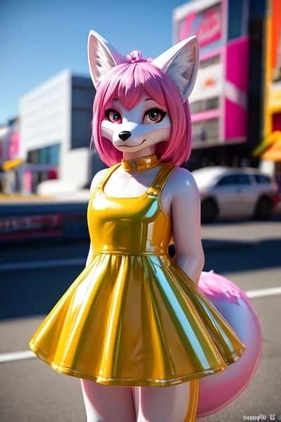Zara - Inflatable Kindergartner Fox Girl