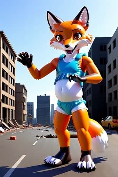 Lily Fox - Inflatable 3 Year Old Kaiju