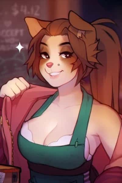 Starbucks Furry Girl